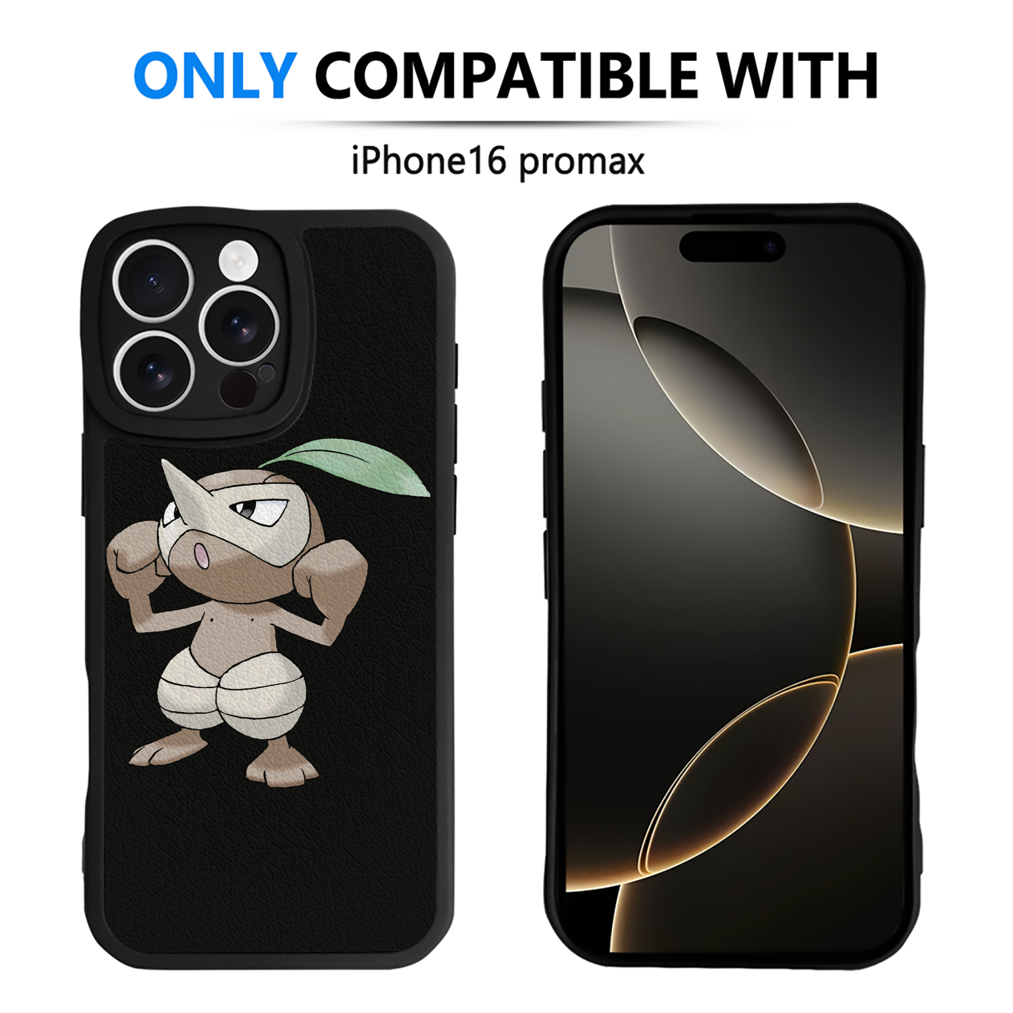 （画像用） ポケットモンスター Pokémon 【iPhone 16シリーズ対応】シリコンスマホケース（レザー調） 材質：シリコン